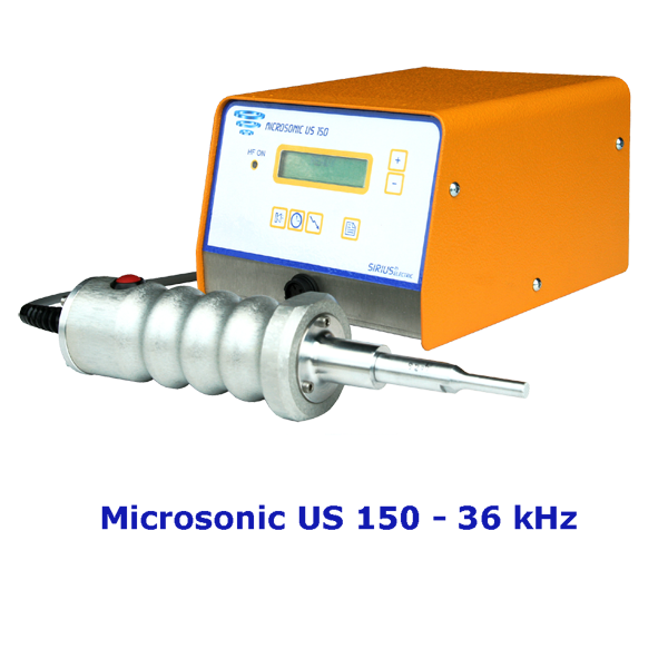 MICROSONIC US 150 - Saldatrice a ultrasuoni per saldatura a ultrasuoni delle materie plastiche - Sirius Electric