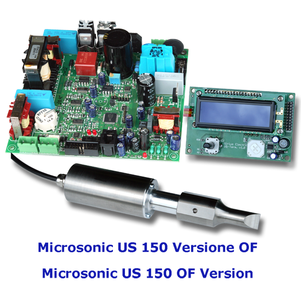 MICROSONIC US 150 - Saldatrice a ultrasuoni per saldatura a ultrasuoni delle materie plastiche - Sirius Electric